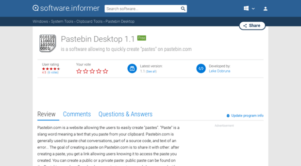 pastebin-desktop.informer.com
