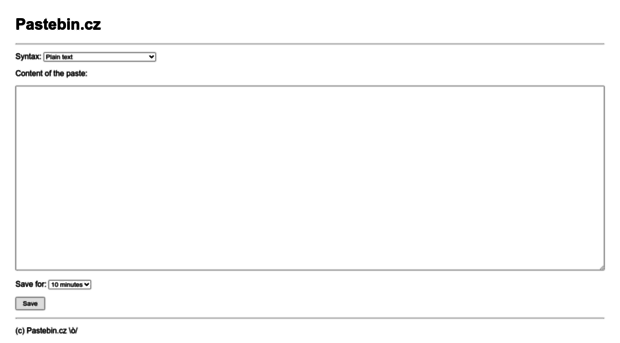 pastebin.cz