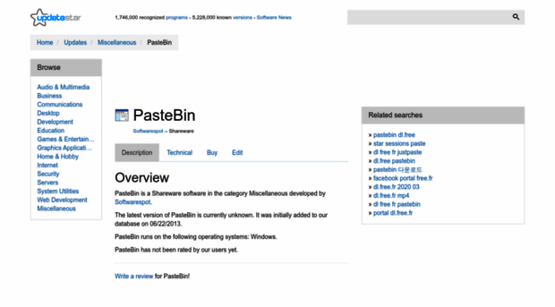 pastebin.updatestar.com