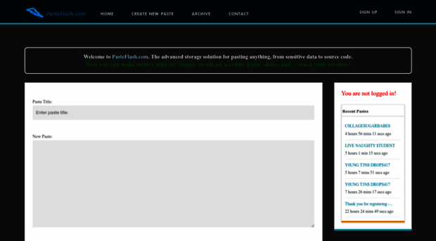 pasteflash.com