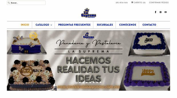 pastelerialasuprema.com.mx