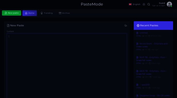 pastemode.com