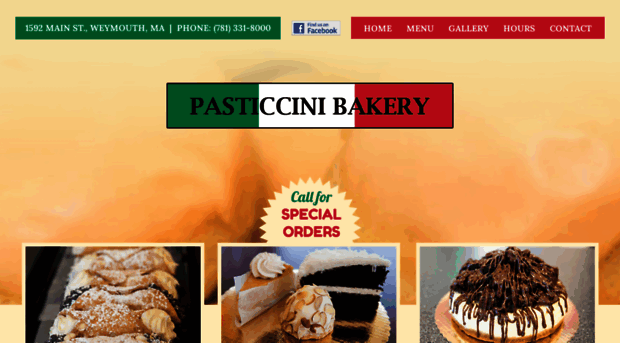 pasticcinibakery.com
