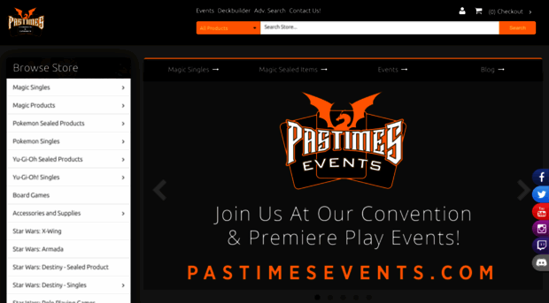 pastimes.crystalcommerce.com