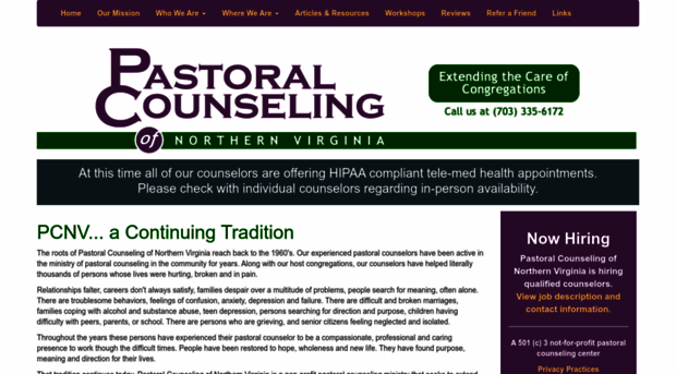 pastoralcounselingnv.com