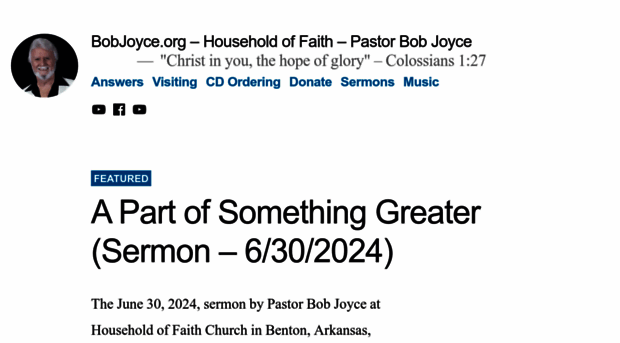 pastorbobjoyce.com