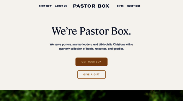 pastorbox.com