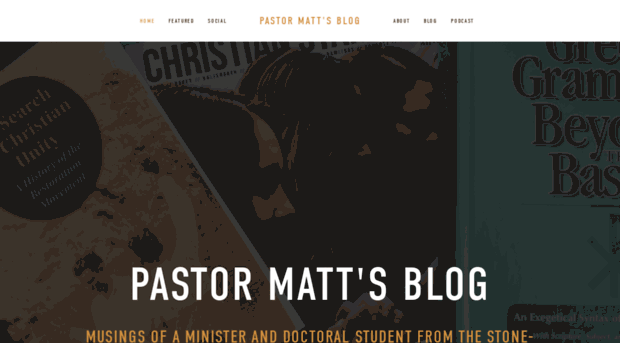 pastormattsblog.com