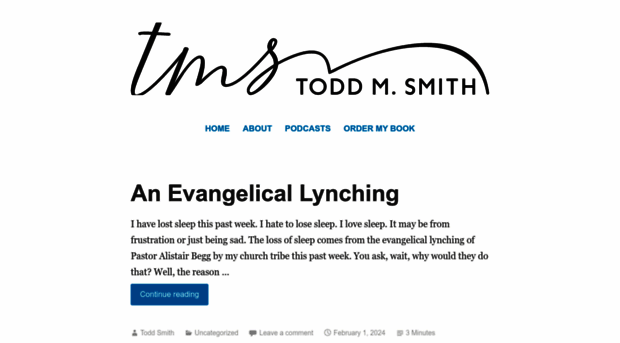 pastortoddsmith.com