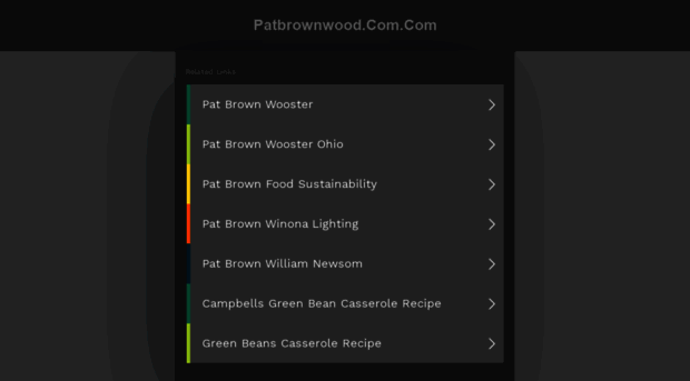 patbrownwood.com.com