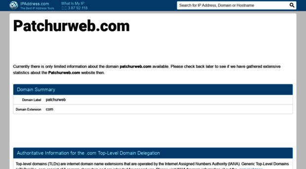 patchurweb.com.ipaddress.com