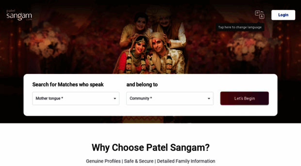 patel.sangam.com