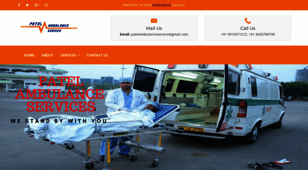 patelambulanceservice.com