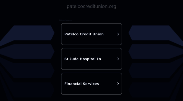 patelcocreditunion.org