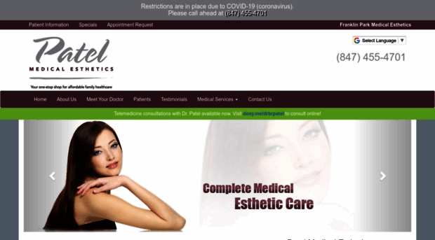 patelmedicalesthetics.com