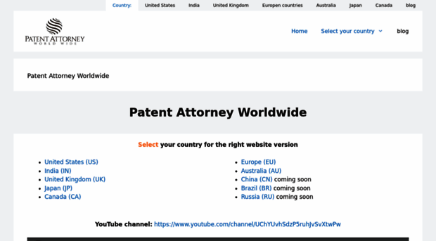 patentattorneyworldwide.com