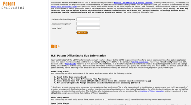 patentcalculator.com