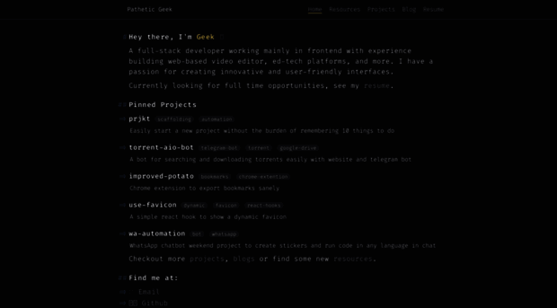 patheticgeek.dev