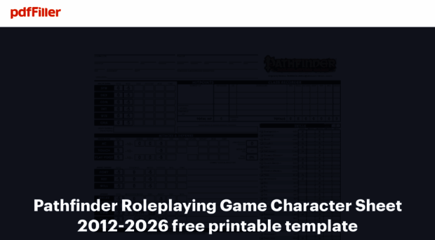 pathfinder-roleplaying-sheet.pdffiller.com