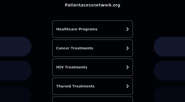 patientacessnetwork.org