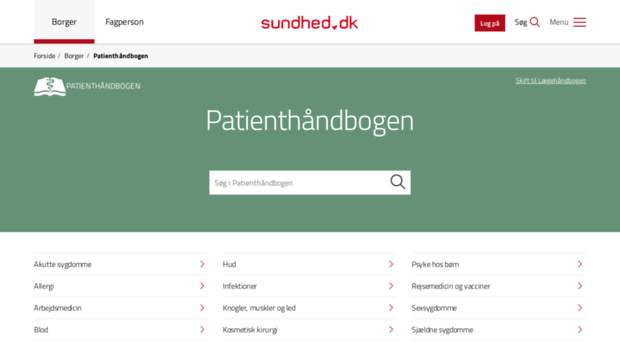 patienthaandbogen.dk