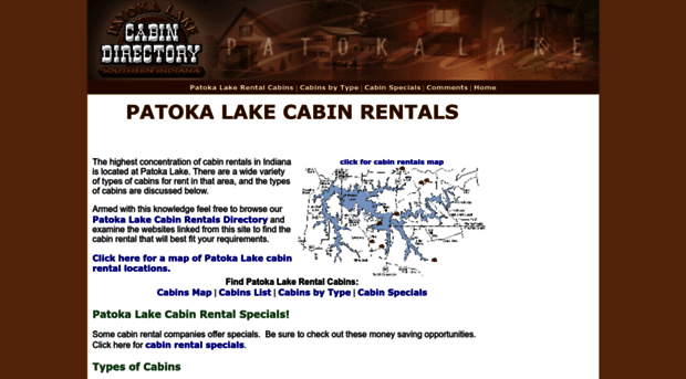 patokalakecabinrentals.com