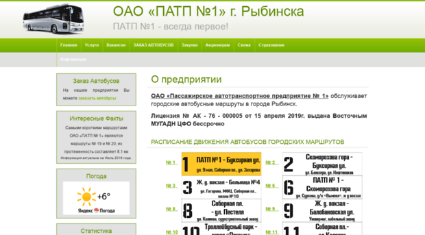 Сайт патп железногорск красноярский край. ПАТП 1 Рыбинск.