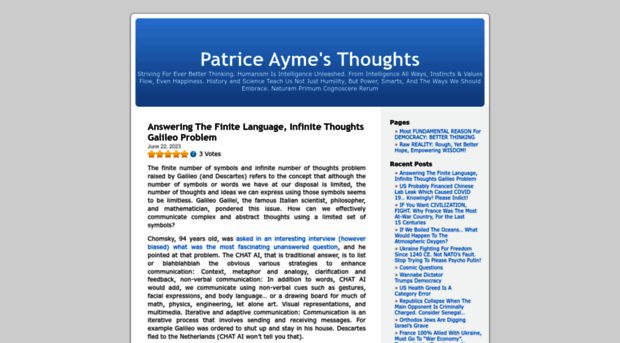 patriceayme.wordpress.com