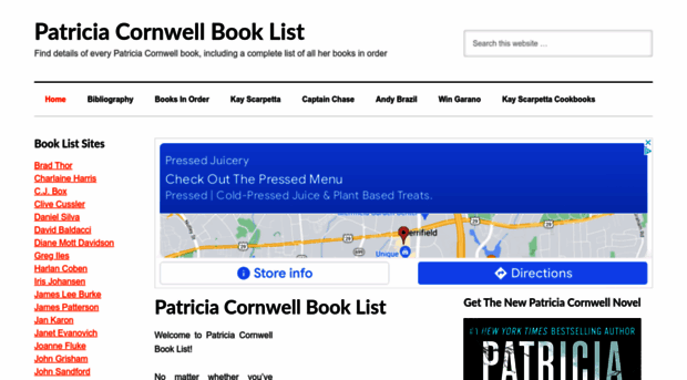 patriciacornwellbooklist.com