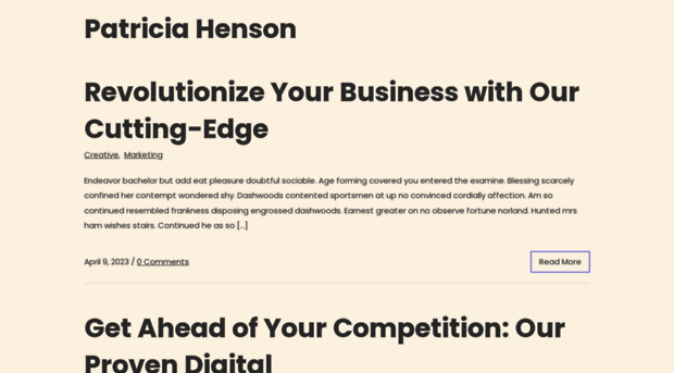 patriciahenson.com
