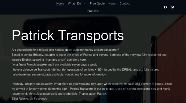 patricktransports.com