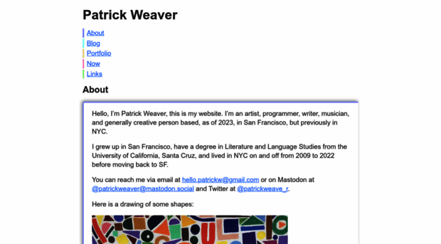 patrickweaver.net