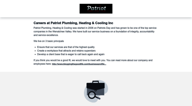 patriot-plumbing-heating-and-cooling-inc.workable.com