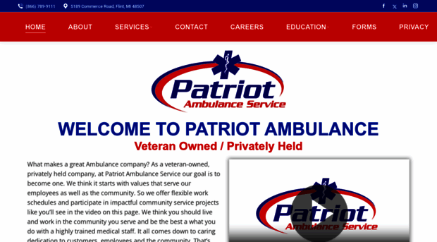 patriotambulance.net