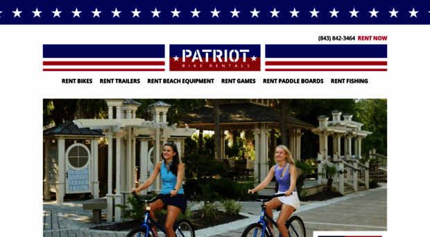 patriotbikerentals.com