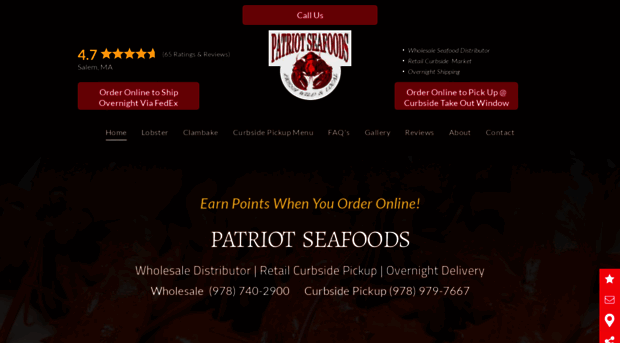 patriotlobster.com