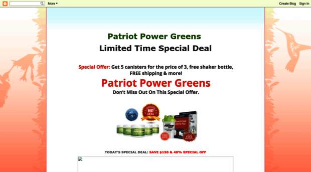 patriotpowergreenspowder.blogspot.com