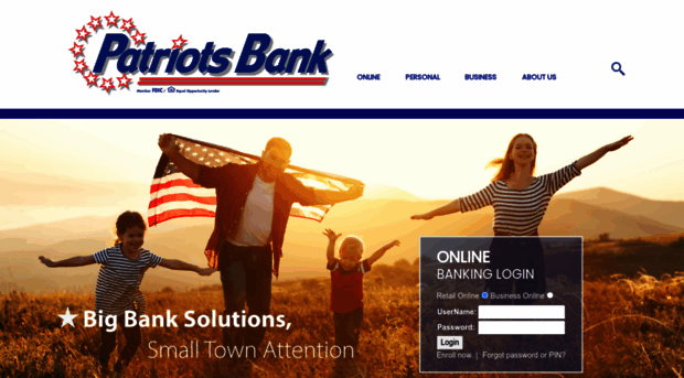 patriotsbank.com