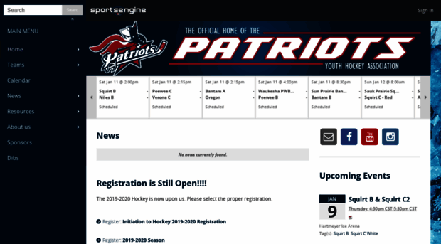 patriotshockey.org