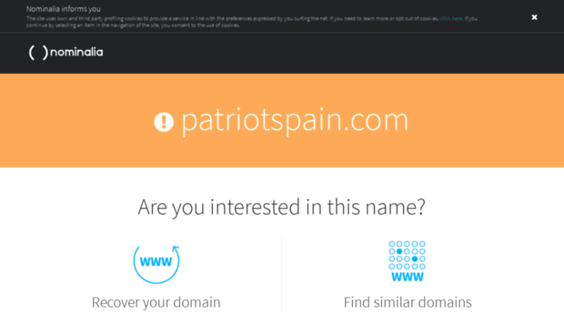 patriotspain.com