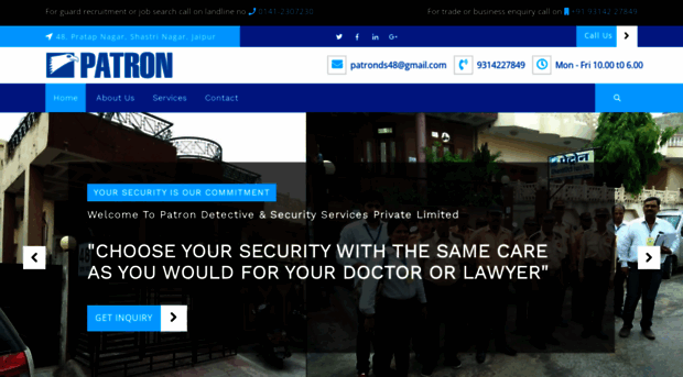 patronsecurity.in