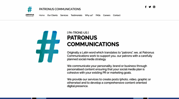 patronuscommunications.com