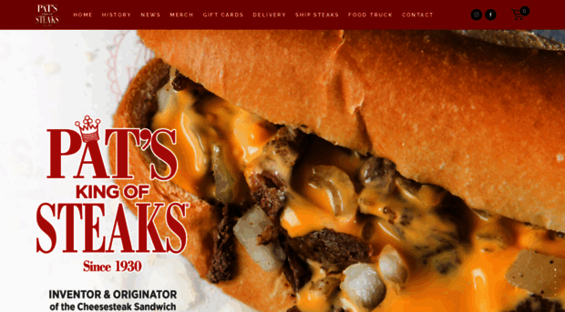 patskingofsteaks.com