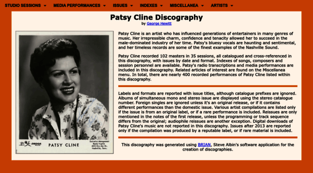 patsyclinediscography.com