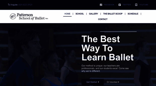 pattersonschoolofballet.com