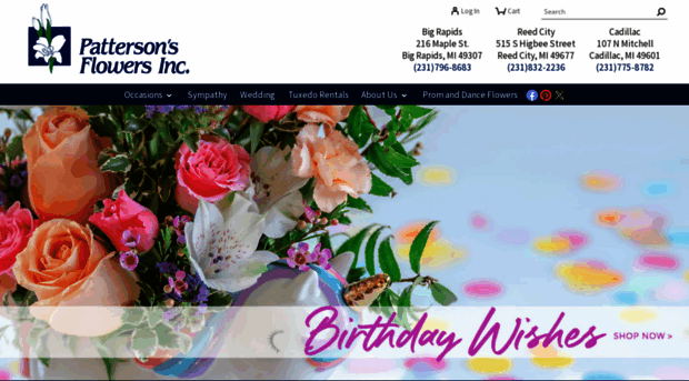 pattersonsflowers.com