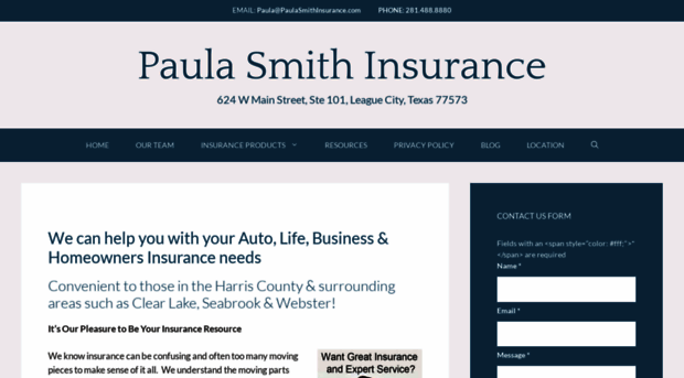 paulasmithinsurance.com