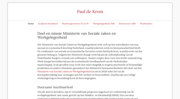 pauldekrom.nl