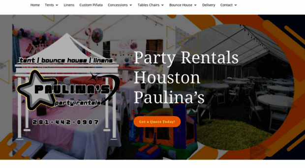 paulinaspartyrentals.com