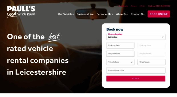 paullsvehiclerental.co.uk